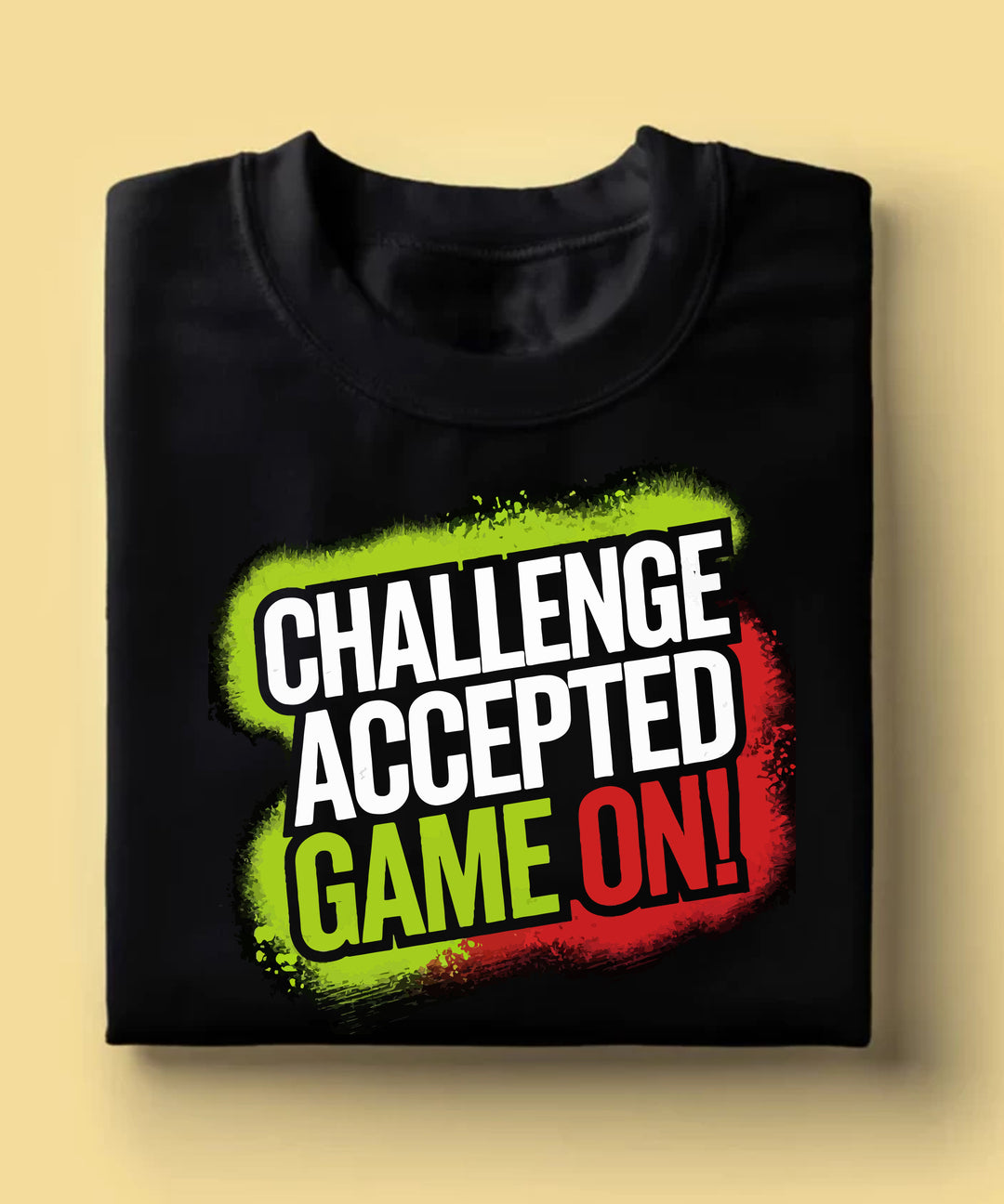 Challenge Accepted Game On Graphic Tee