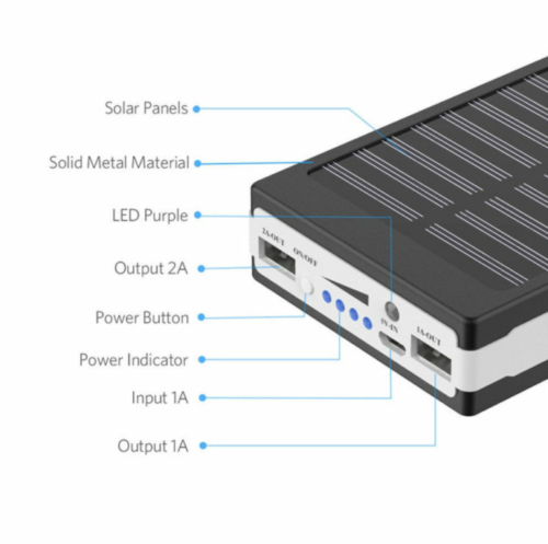 Outdoor EcoCharge Solar Power Bank