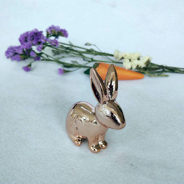 Easter Bunny Rabbit Ceramic Handicraft Decor