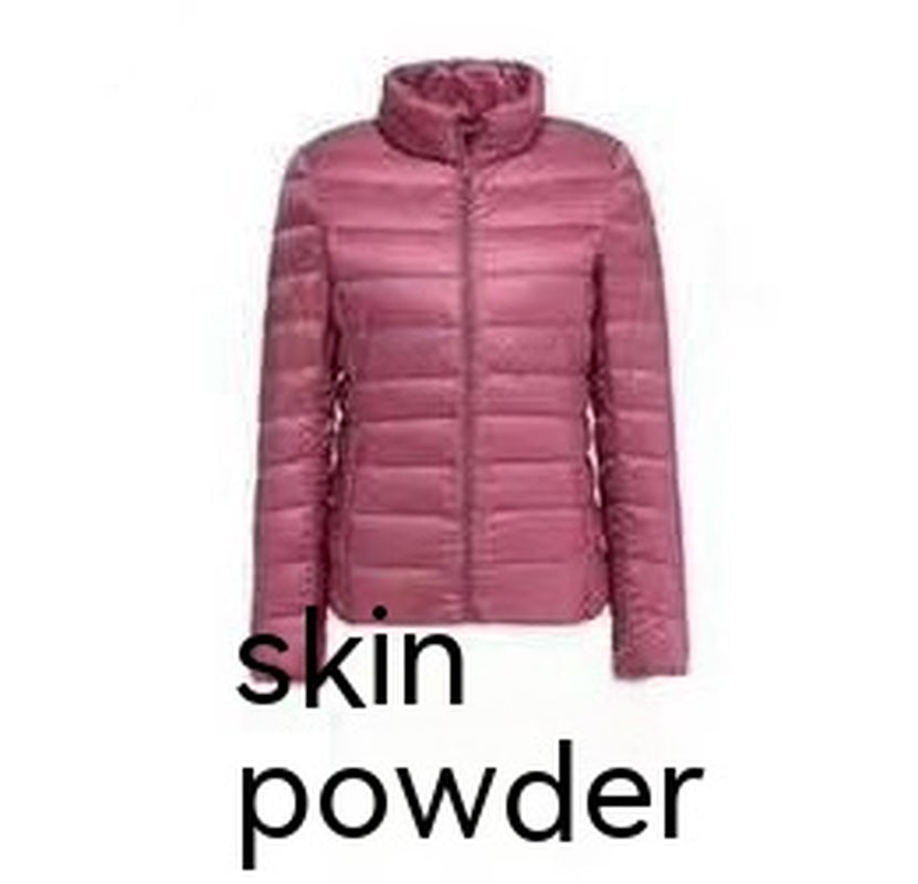 Lightweight down Jacket Women'S Short plus Size Ultrathin Coat