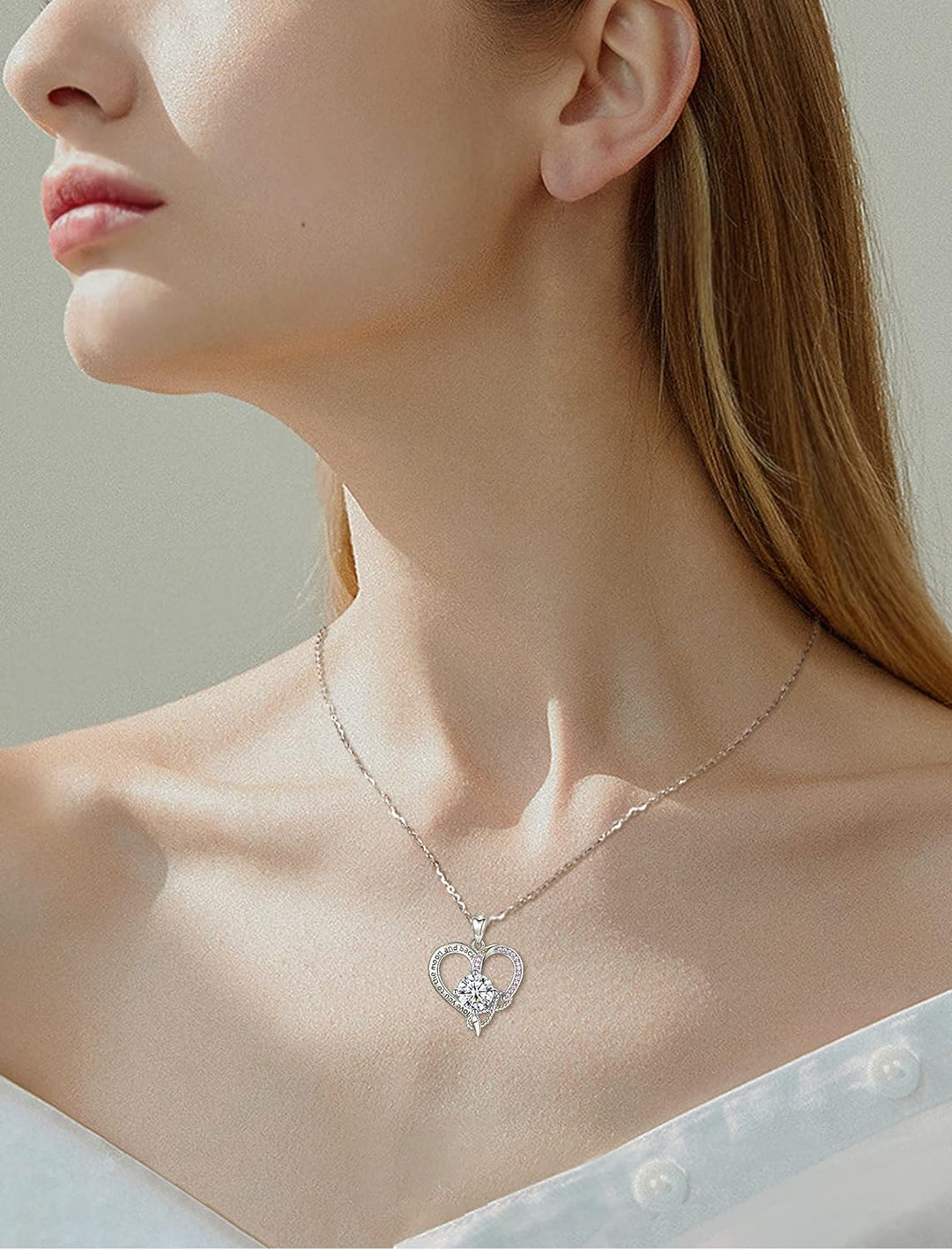  Sterling Silver Infinity Heart Jewelry 