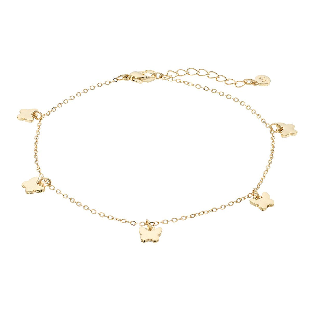 Butterfly Charm Anklet