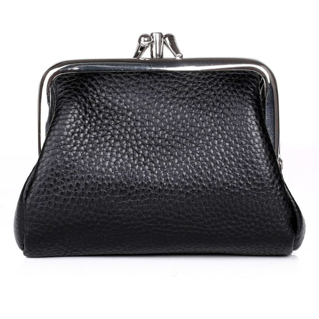 Pik-Me-Up Triple Frame Leather Coin Purse