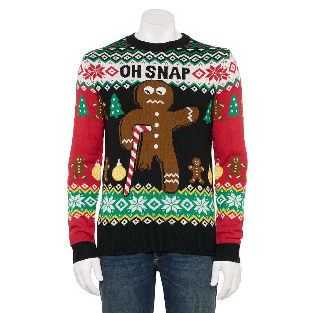 Men's Holiday Sweater with Hat