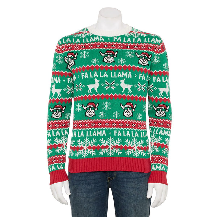 Men's Holiday Sweater with Hat