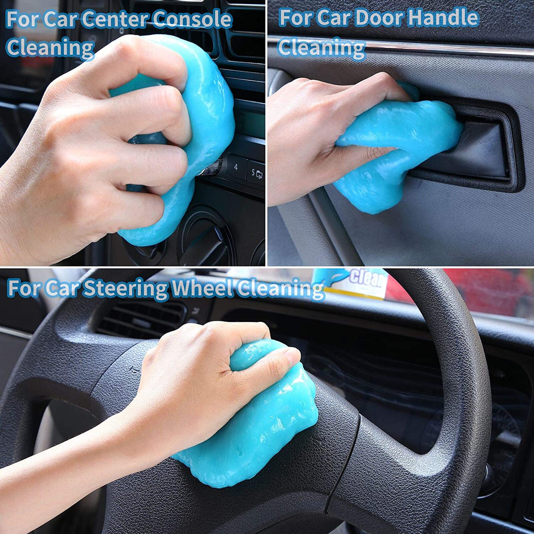 Cleaning Gel Universal Car Dust Cleaning Gel Cleaner for Car Interior Cleaner Keyboard Cleaning Auto Putty Universal Car Dust Remover Slime Gel 2 Pack