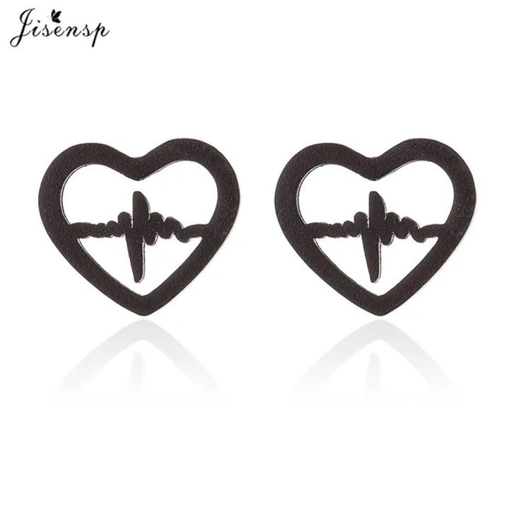 Gold Medical Heartbeat Bracelets- Stainless Steel Heart Jewelry