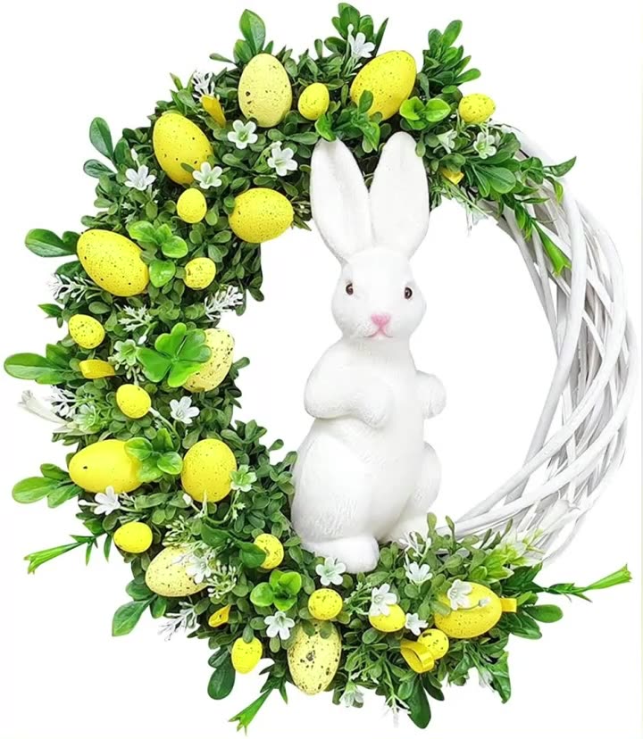 Easter Bunny Artificial Flower Home Decoration