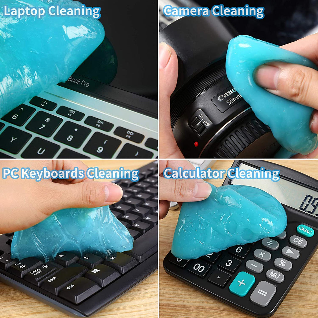 Cleaning Gel Universal Car Dust Cleaning Gel Cleaner for Car Interior Cleaner Keyboard Cleaning Auto Putty Universal Car Dust Remover Slime Gel 2 Pack