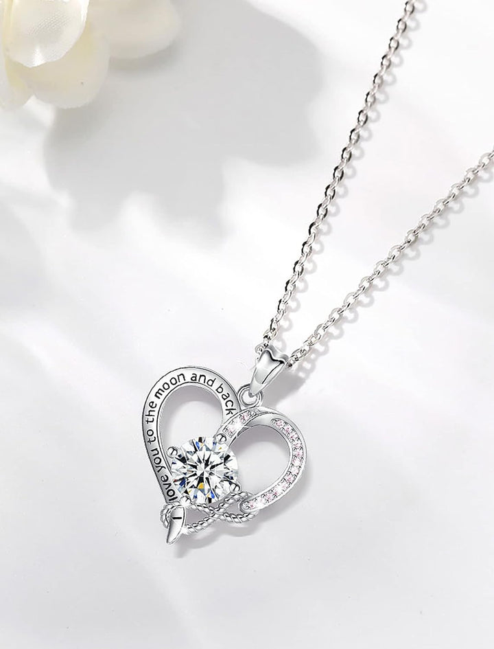  Sterling Silver Infinity Heart Jewelry 