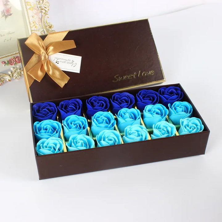 Rose Flower Soap Gift Box