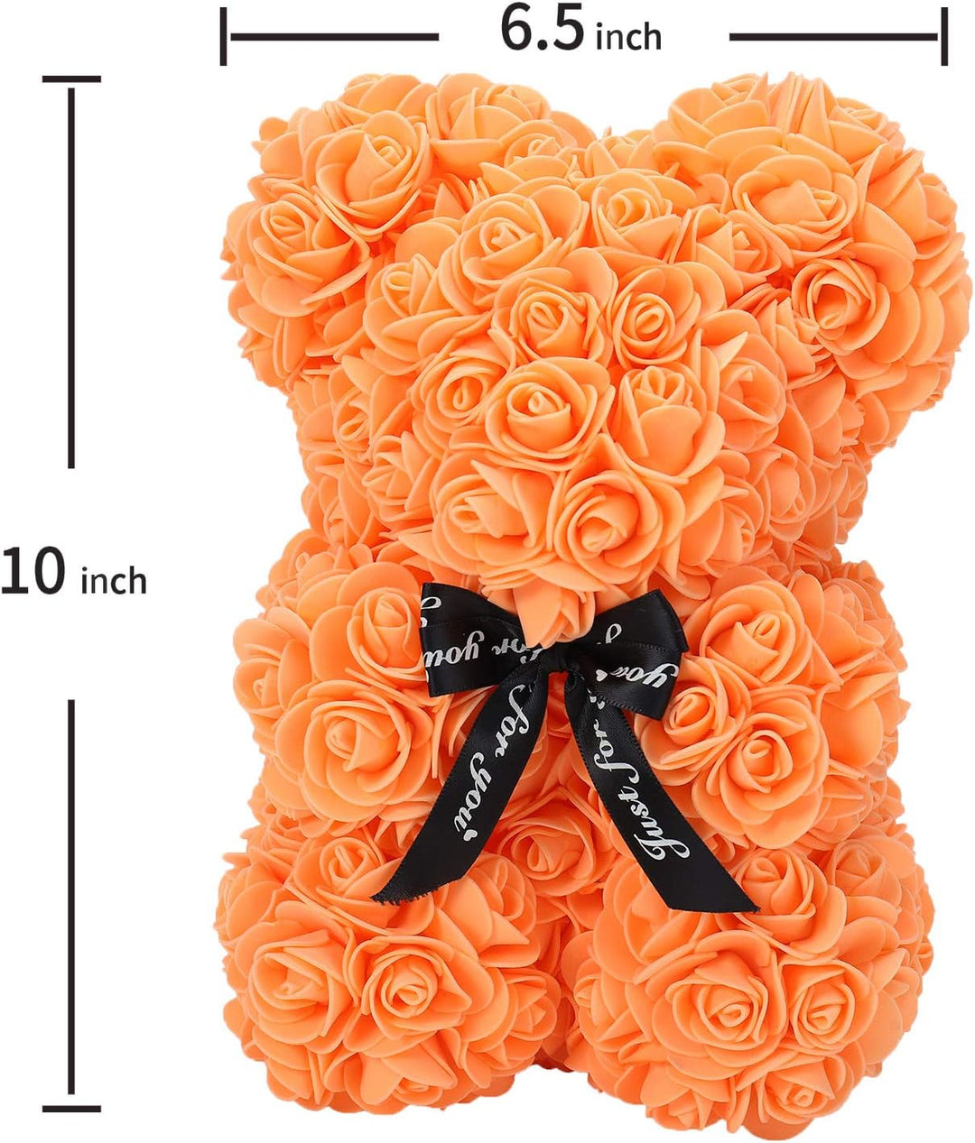 Rose Flower Teddy  Bear Decoration Gift