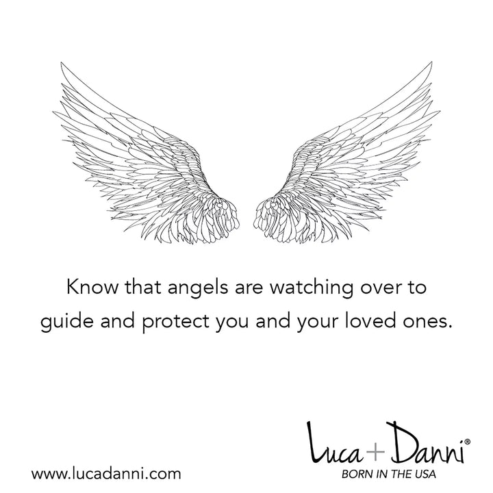 Luca + Danni Angel Wing Bangle Bracelet