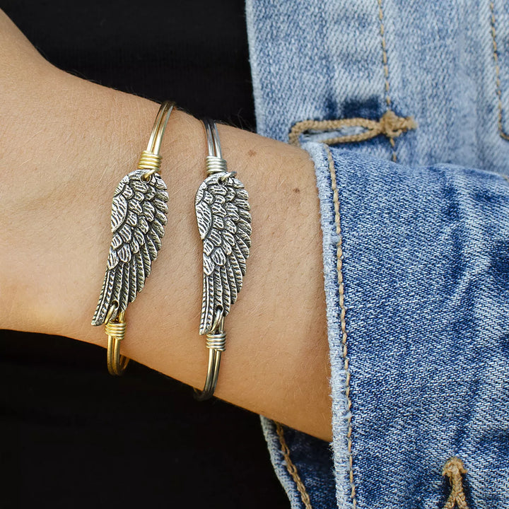 Luca + Danni Angel Wing Bangle Bracelet