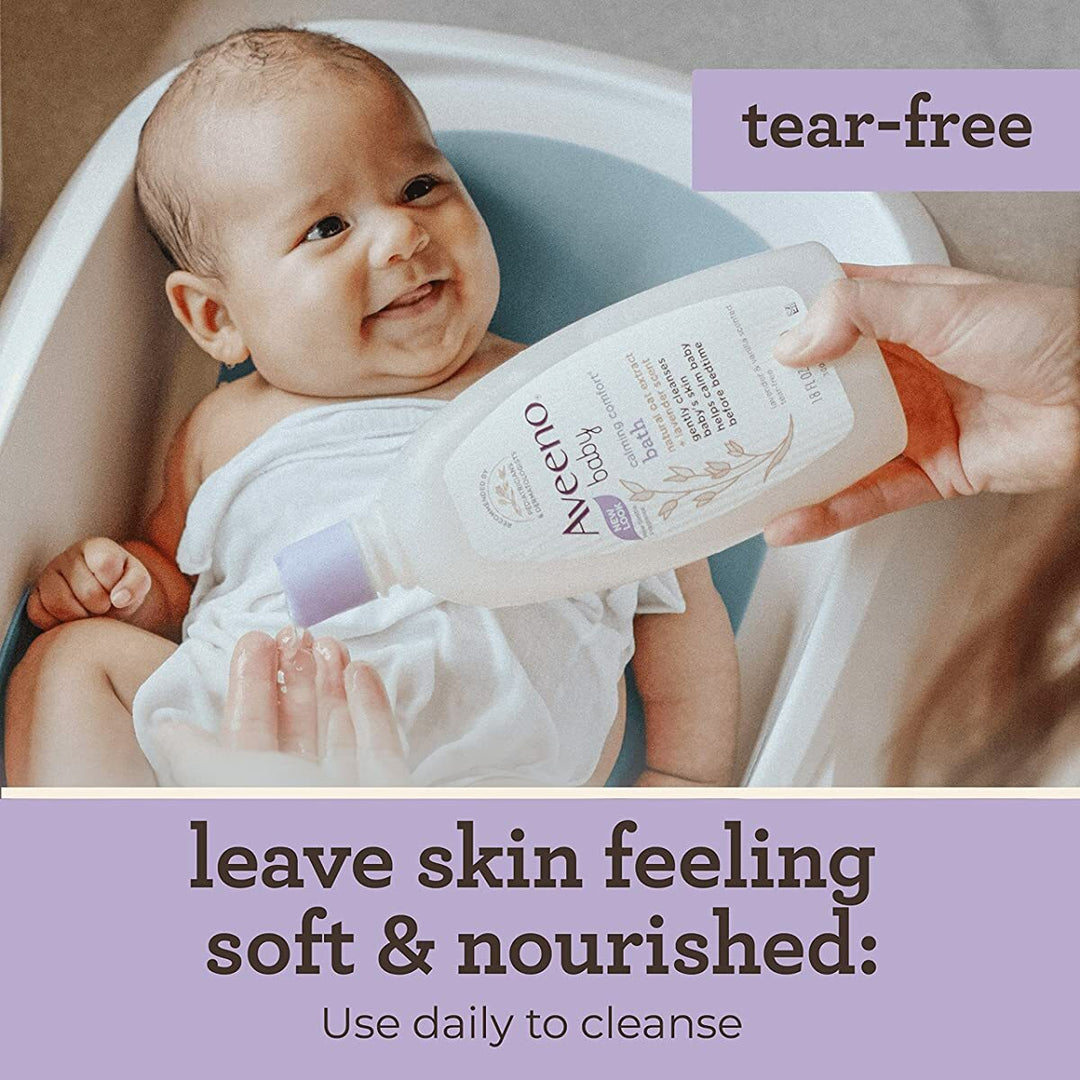 Aveeno Baby Calming Comfort Bath with Relaxing Lavender & Vanilla Scents