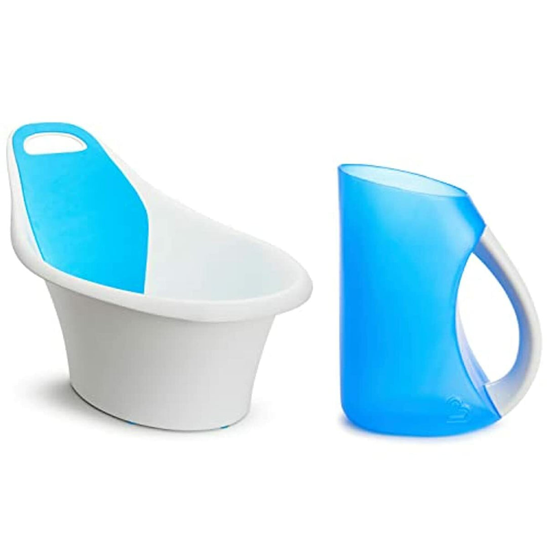 Munchkin Sit and Soak Baby Bath Tub with Bath Rinser