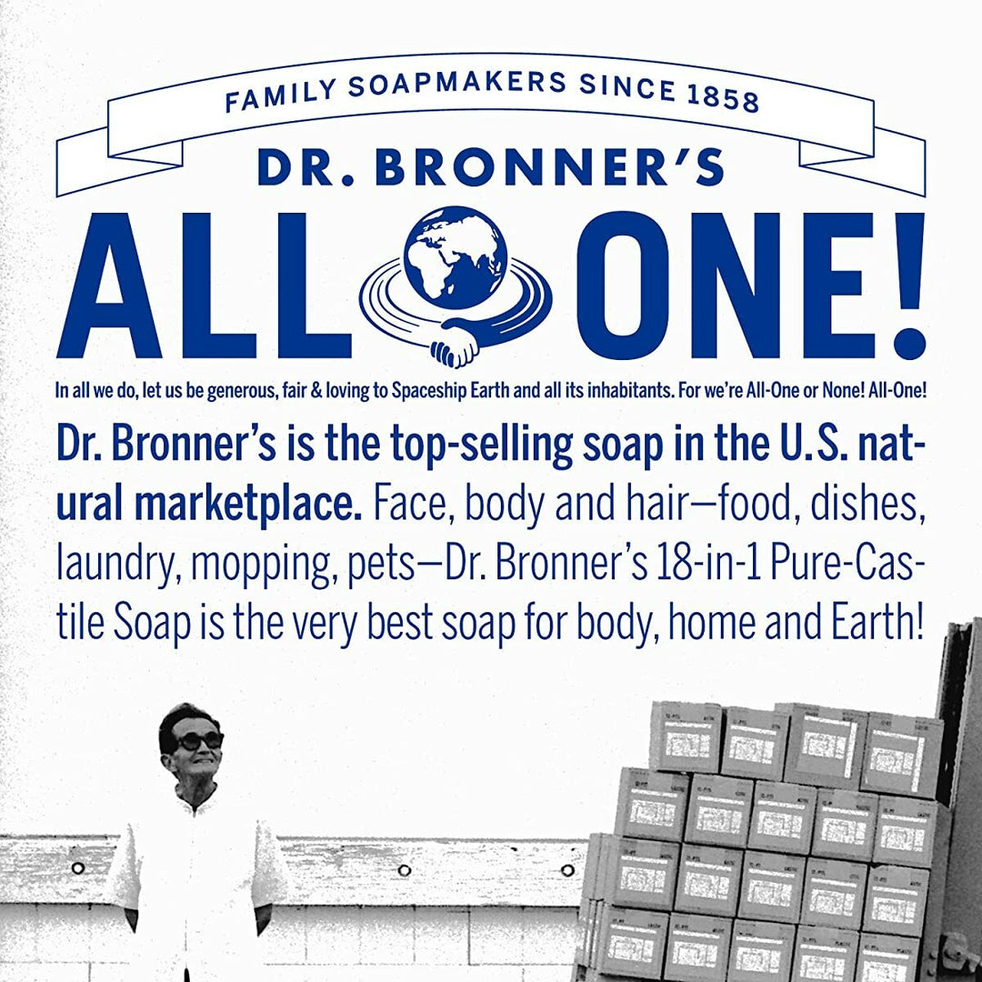 Dr. Bronner’s - Pure-Castile Bar Soap - Organic Oils- Non-GMO