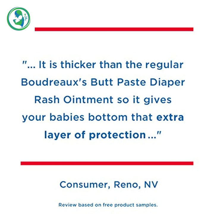 Boudreaux's Butt Paste Sensitive Skin Diaper Rash Ointment Jar, 14 Ounce