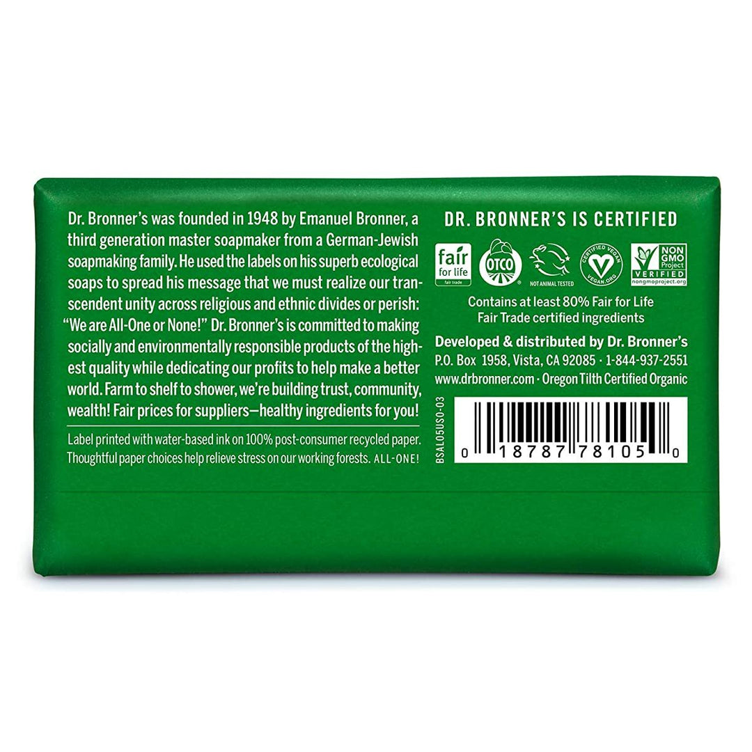 Dr. Bronner’s - Pure-Castile Bar Soap - Organic Oils- Non-GMO