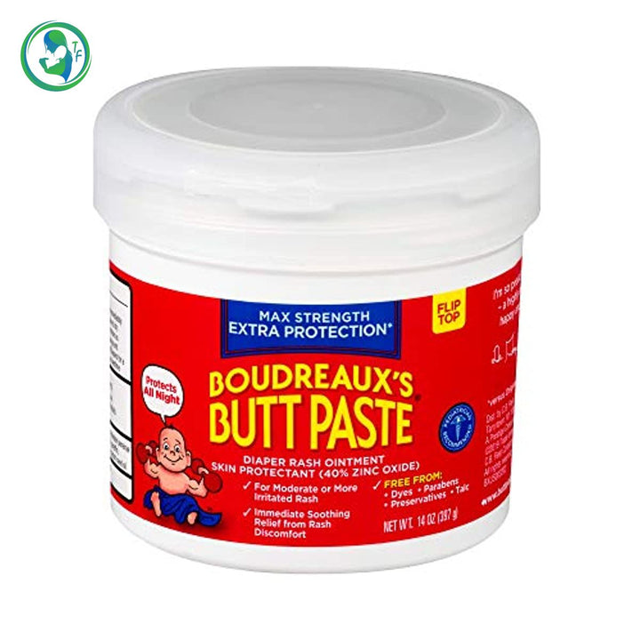 Boudreaux's Butt Paste Maximum Strength Diaper Rash Ointment, 14 oz Jar