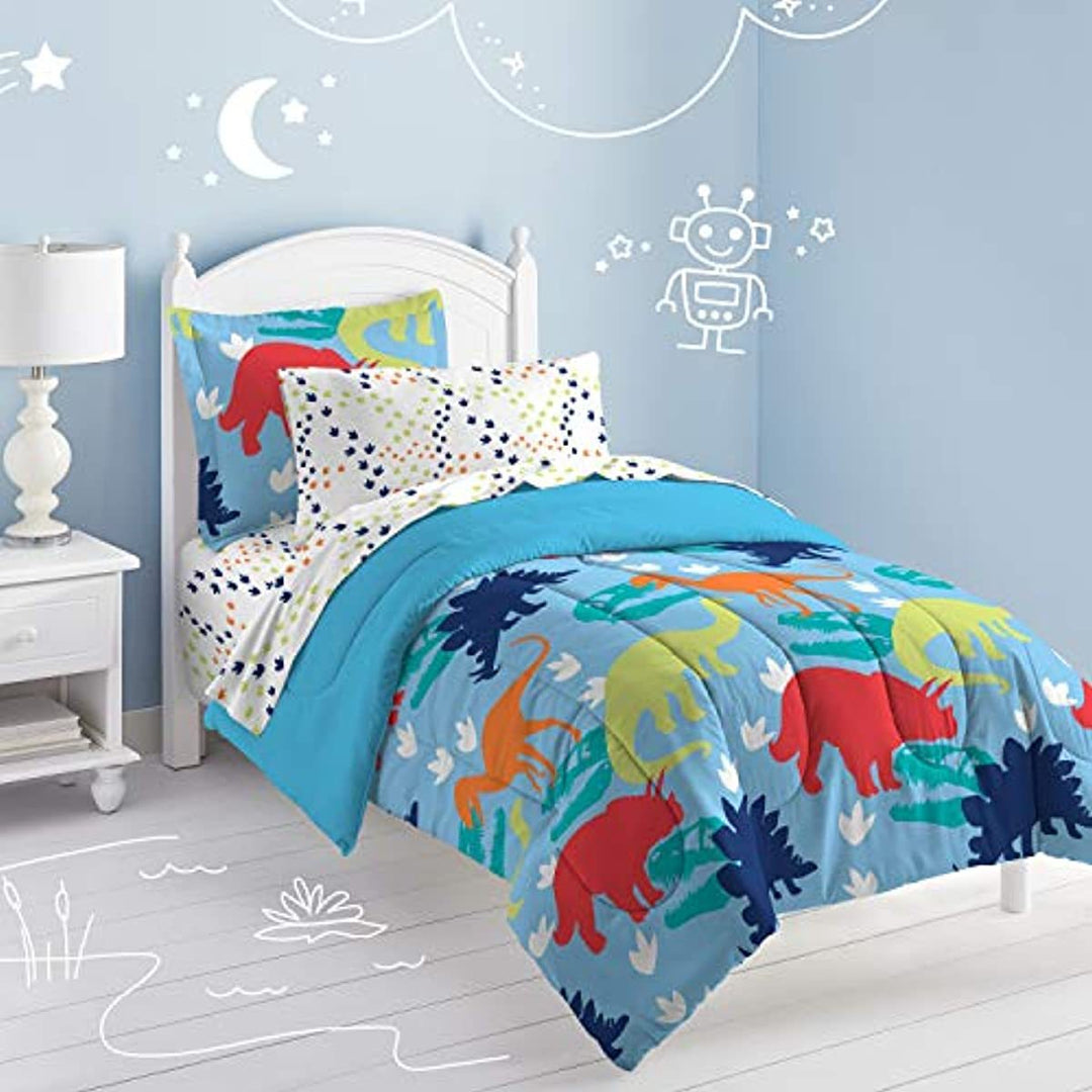 Dream Factory  Multicolor  Prints Bed Set