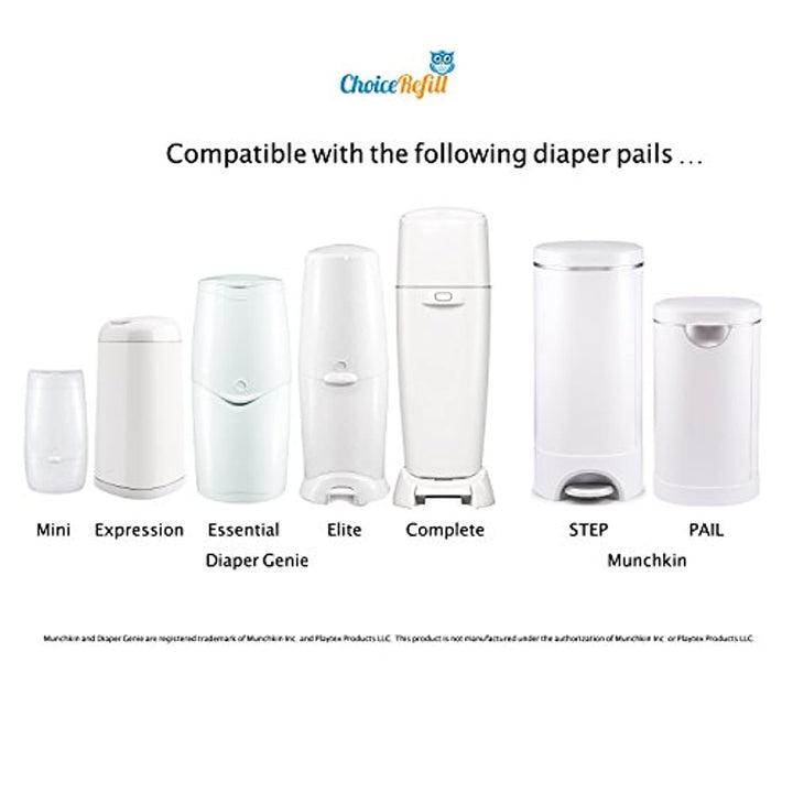 ChoiceRefill Compatible with Diaper Genie Pails