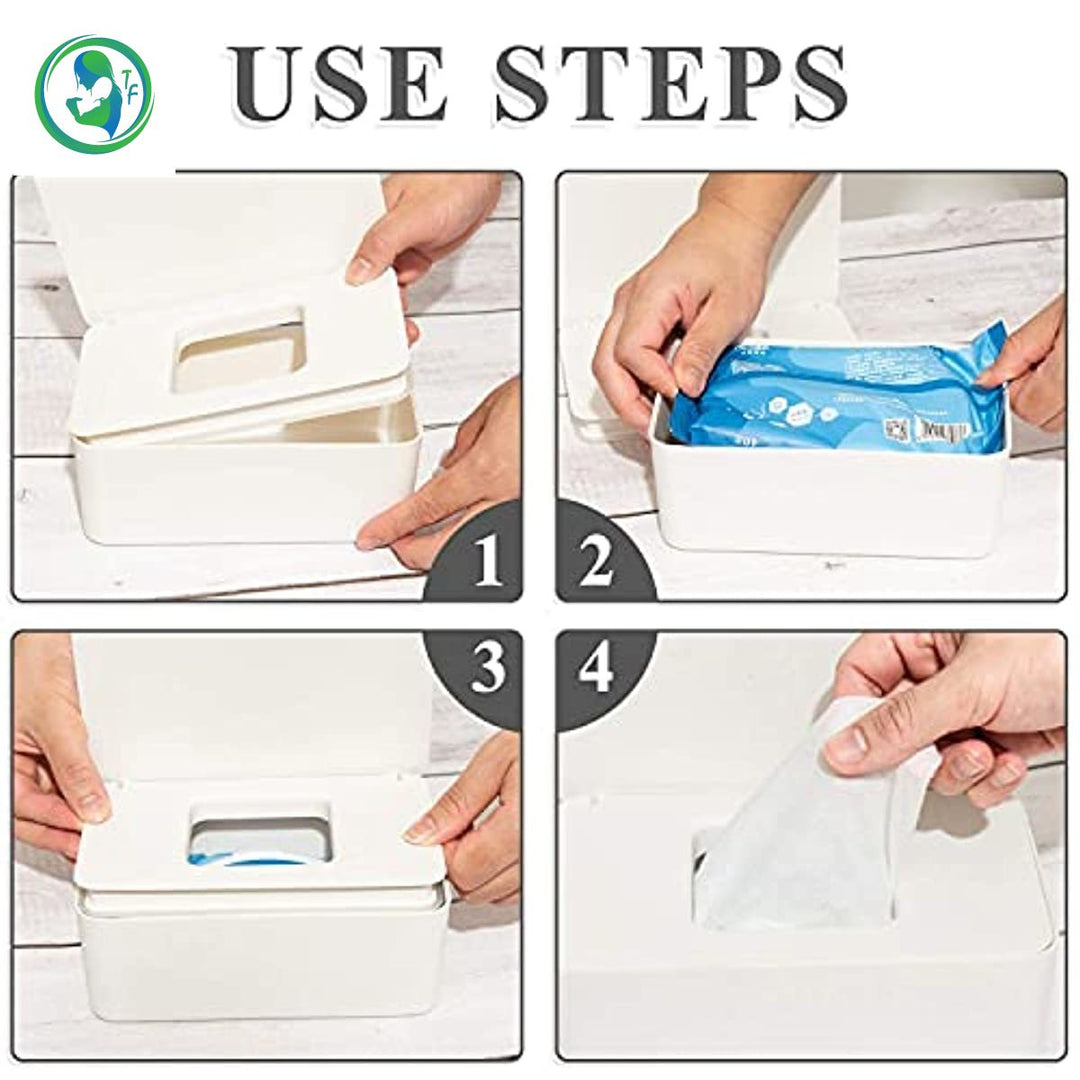 Baby Wipe Dispenser,Easy Open & Close Container