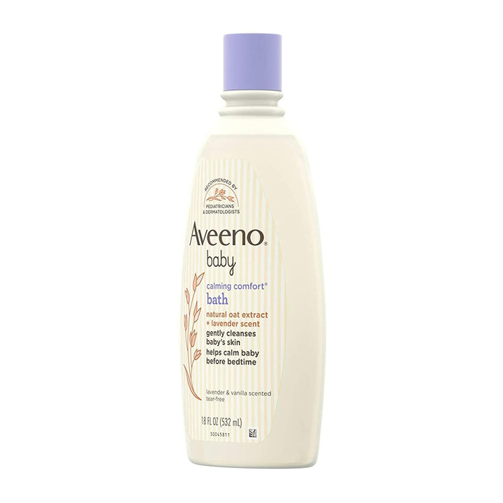 Aveeno Baby Calming Comfort Bath with Relaxing Lavender & Vanilla Scents