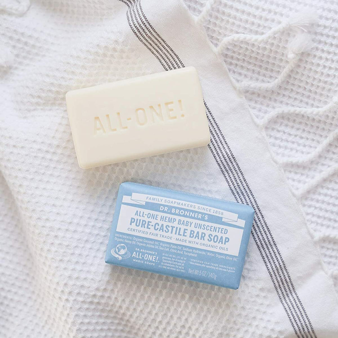 Dr. Bronner’s - Pure-Castile Baby  Bar Soap -Made with Organic Oils