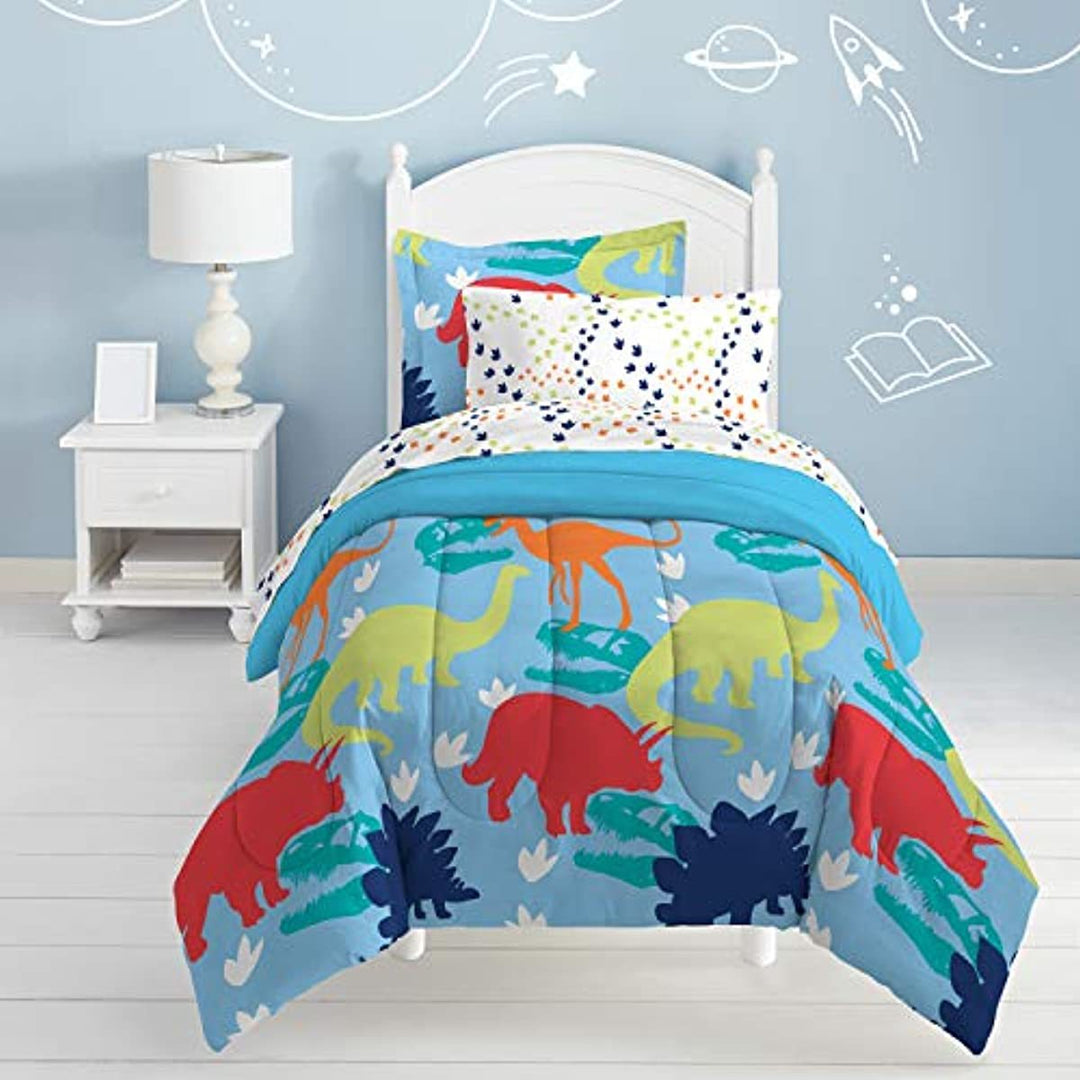 Dream Factory  Multicolor  Prints Bed Set