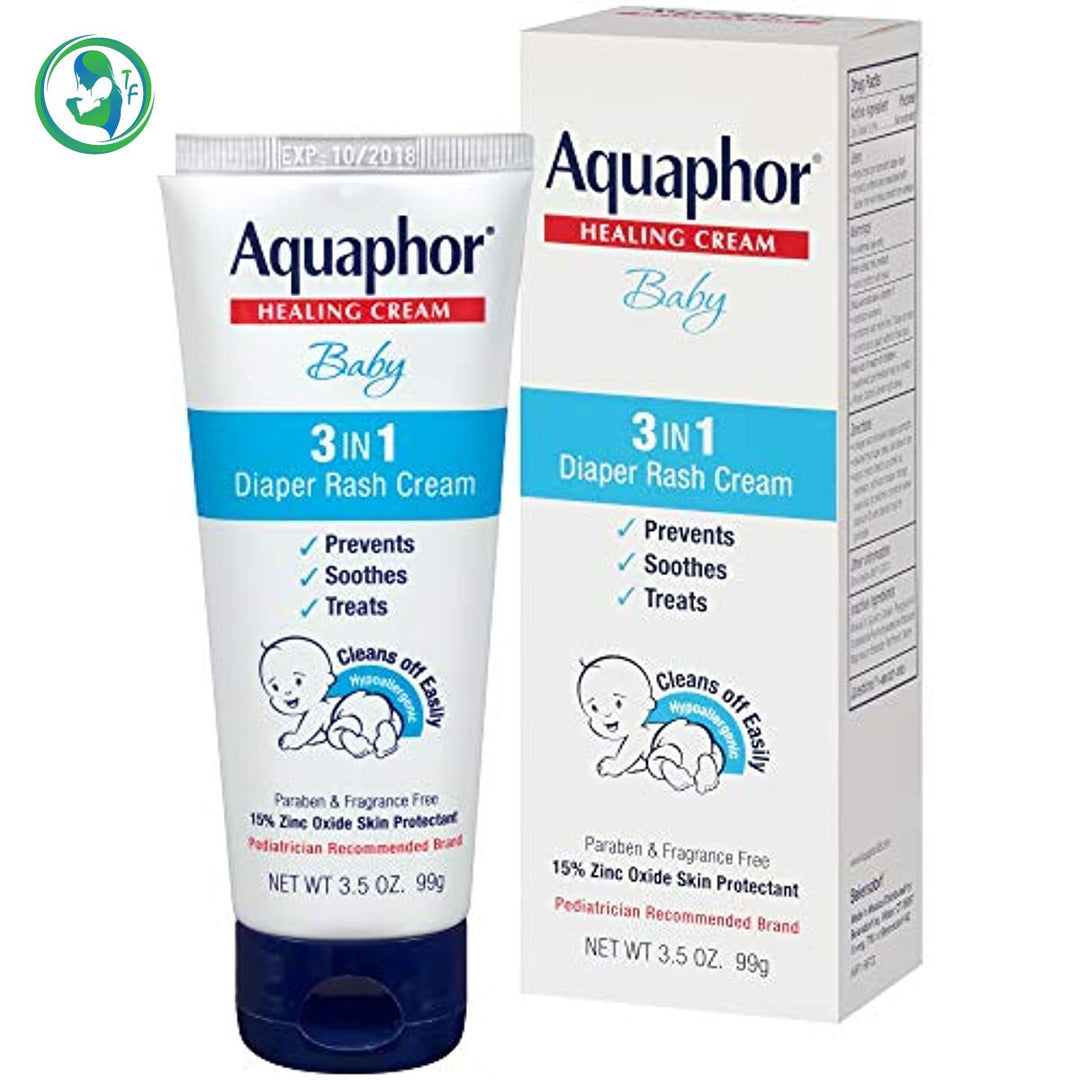 Aquaphor Baby Diaper Rash Cream 3.5 Ounce - (Pack of 3)