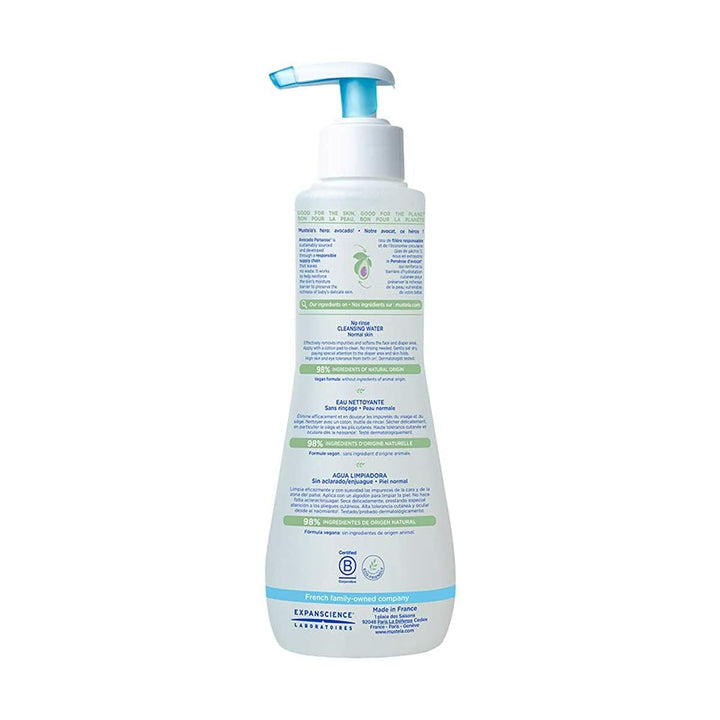 Baby Cleansing Water - No-Rinse Micellar Water - with Natural Avocado & Aloe Vera