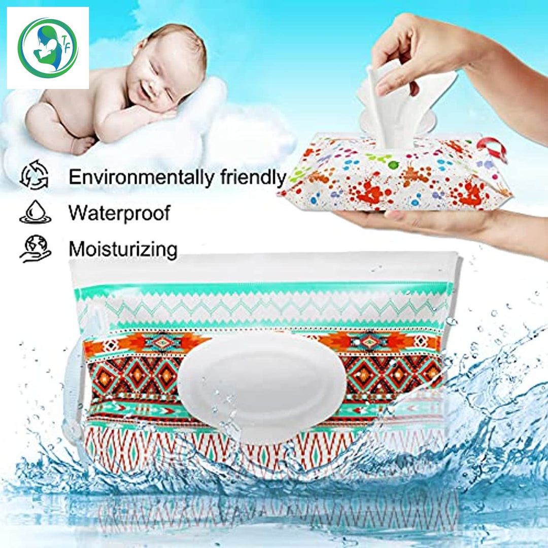 Baby Refillable Wipe Dispenser, Travel Holders -4 Pack