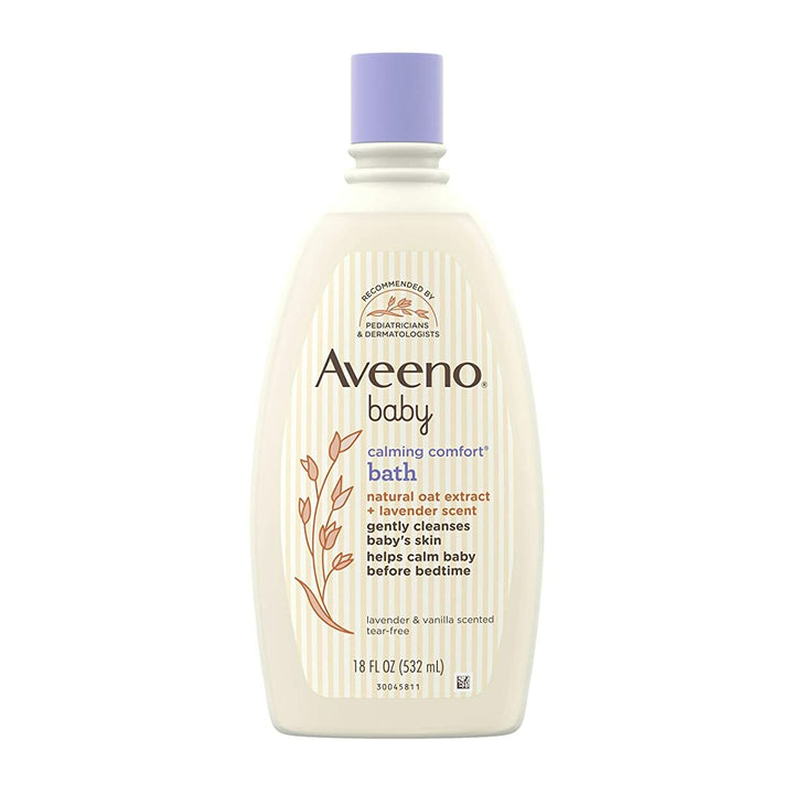 Aveeno Baby Calming Comfort Bath with Relaxing Lavender & Vanilla Scents