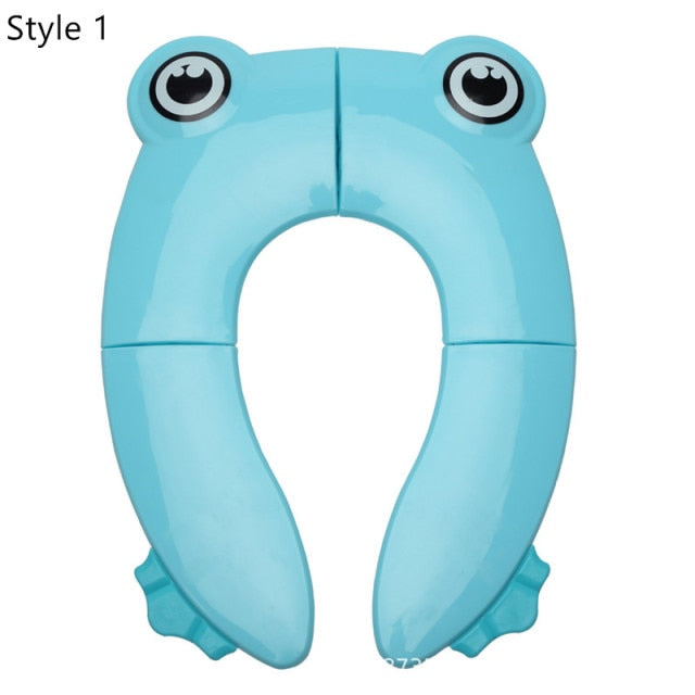 Portable Kids Travel Potty Seat Pad Baby Folding Toilet Training Seat Cover Toddler Urine Assistant Cushion Children Pot Seater