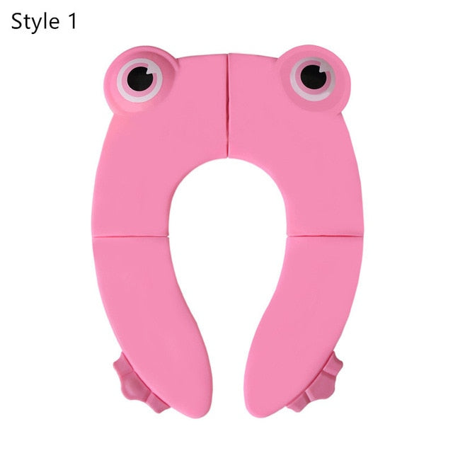 Portable Kids Travel Potty Seat Pad Baby Folding Toilet Training Seat Cover Toddler Urine Assistant Cushion Children Pot Seater