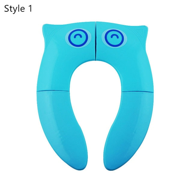 Portable Kids Travel Potty Seat Pad Baby Folding Toilet Training Seat Cover Toddler Urine Assistant Cushion Children Pot Seater