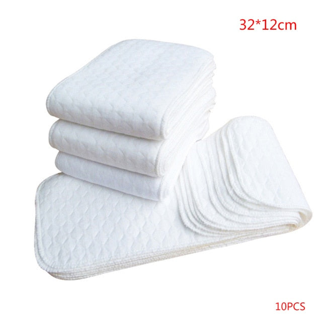 10PCS Reusable Baby Diapers