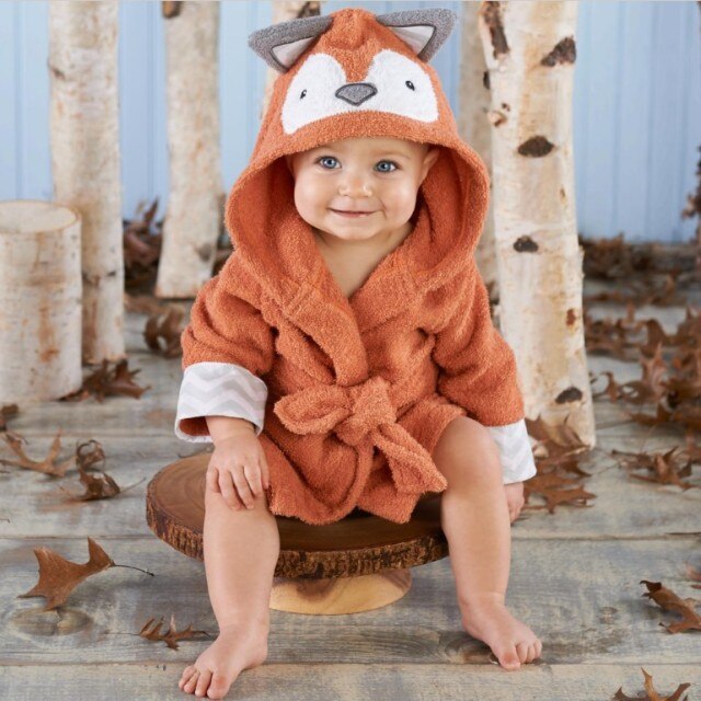 Baby Bathrobe Animal Sleepwear