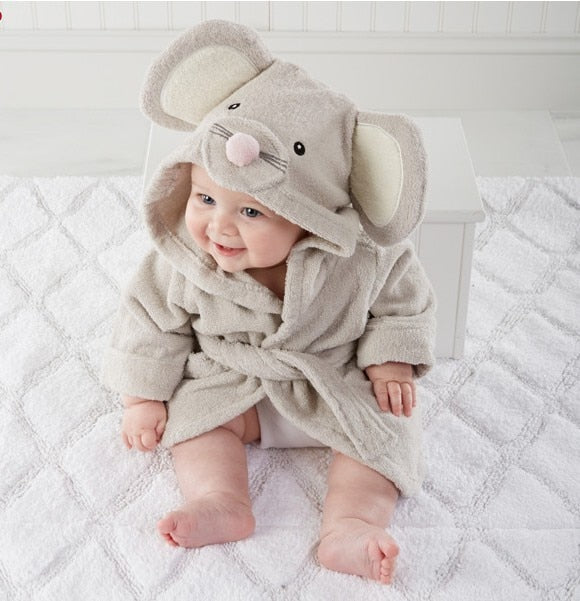 Baby Bathrobe Animal Sleepwear