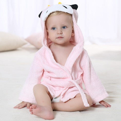 Baby Bathrobe Animal Sleepwear