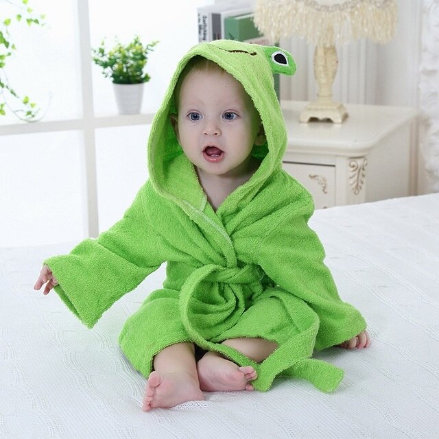 Baby Bathrobe Animal Sleepwear