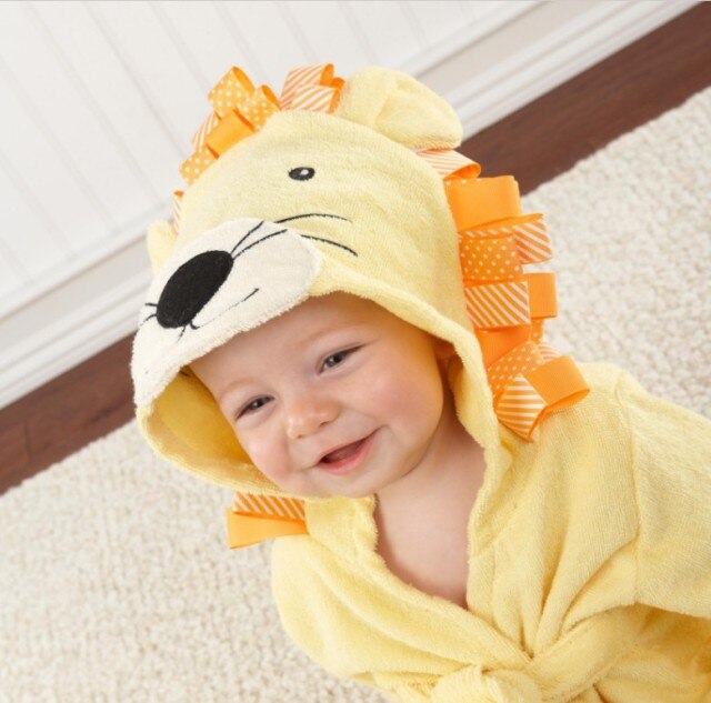 Baby Bathrobe Animal Sleepwear