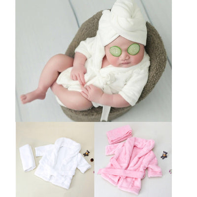 Baby Hooded Bathrobes Bath Towel