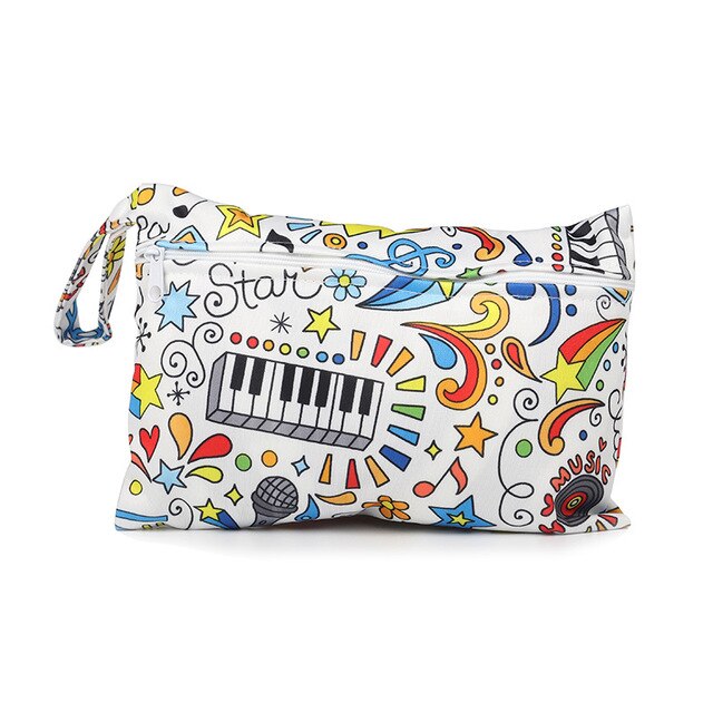 Cartoon Printed Diaper Bags