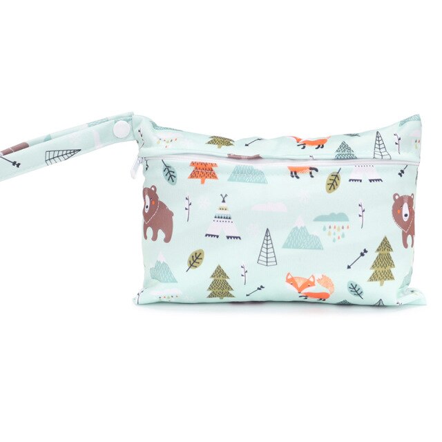 Cartoon Printed Diaper Bags