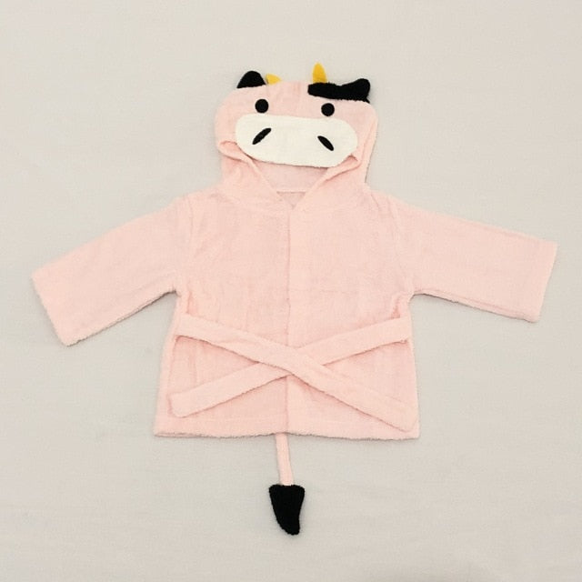 Animal Hooded Baby Bath Robe