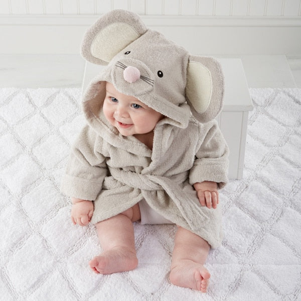 Animal Hooded Baby Bath Robe