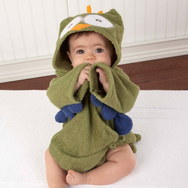 Animal Hooded Baby Bath Robe