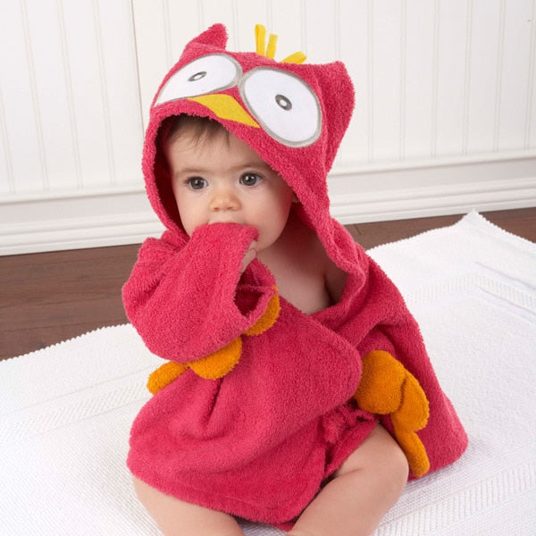 Animal Hooded Baby Bath Robe